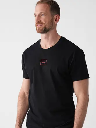 HUGO | T-shirt de détente LAZE | schwarz